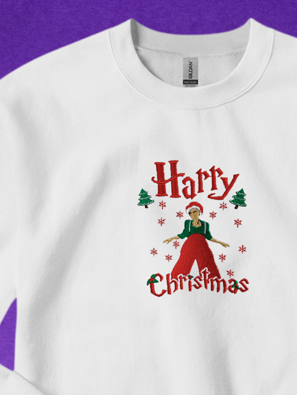 Harry Christmas, Embroidered sweatshirt
