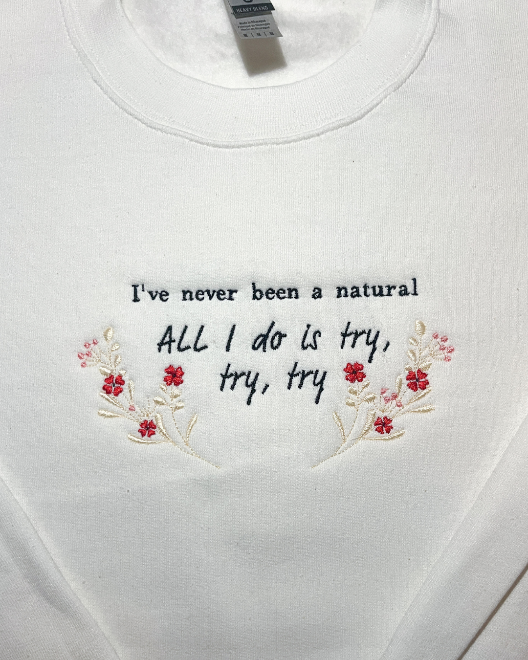 Mirrorball, folklore - EMBROIDERED , Crewneck Sweatshirt