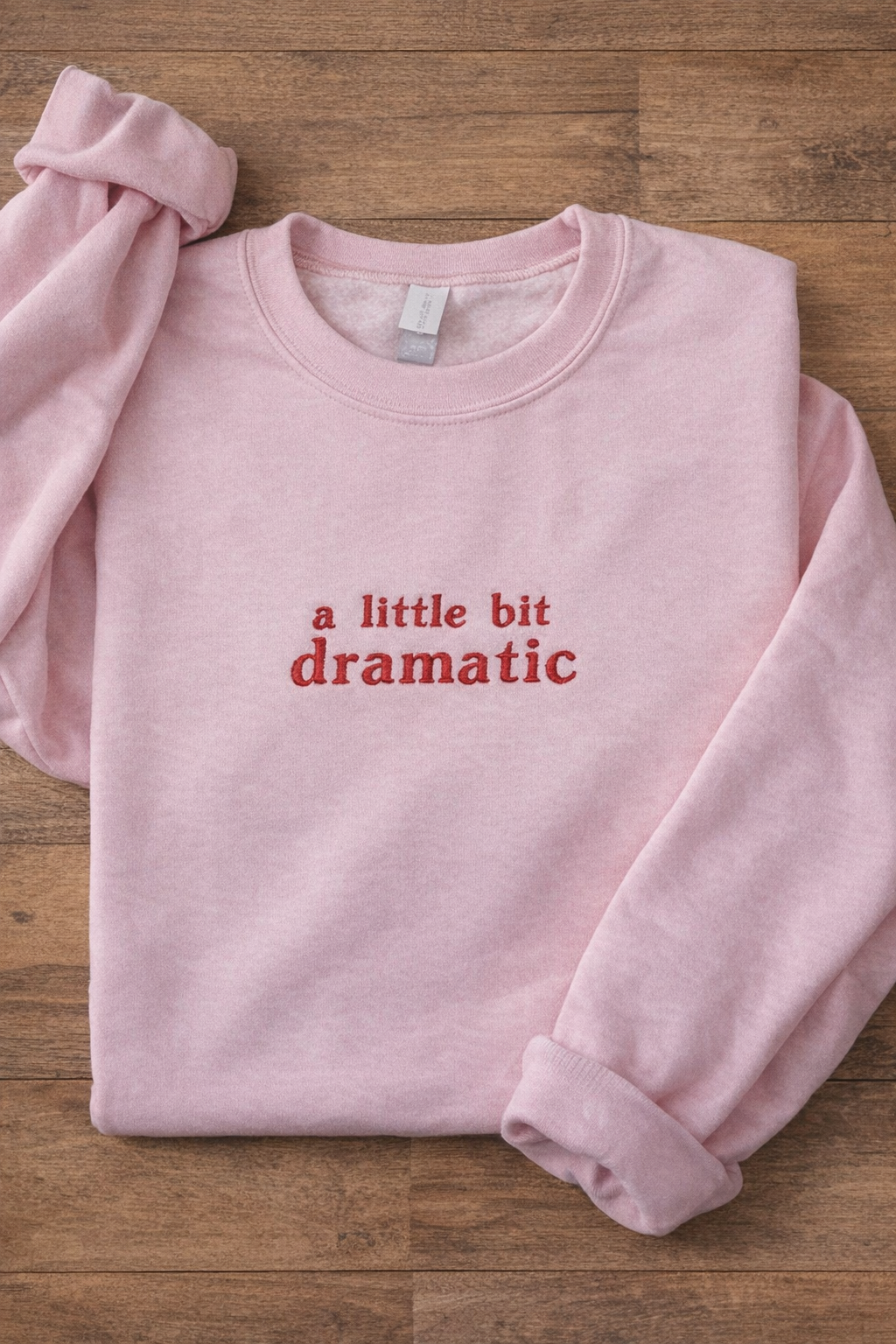 A little bit dramatic, Embroidered sweatshirt