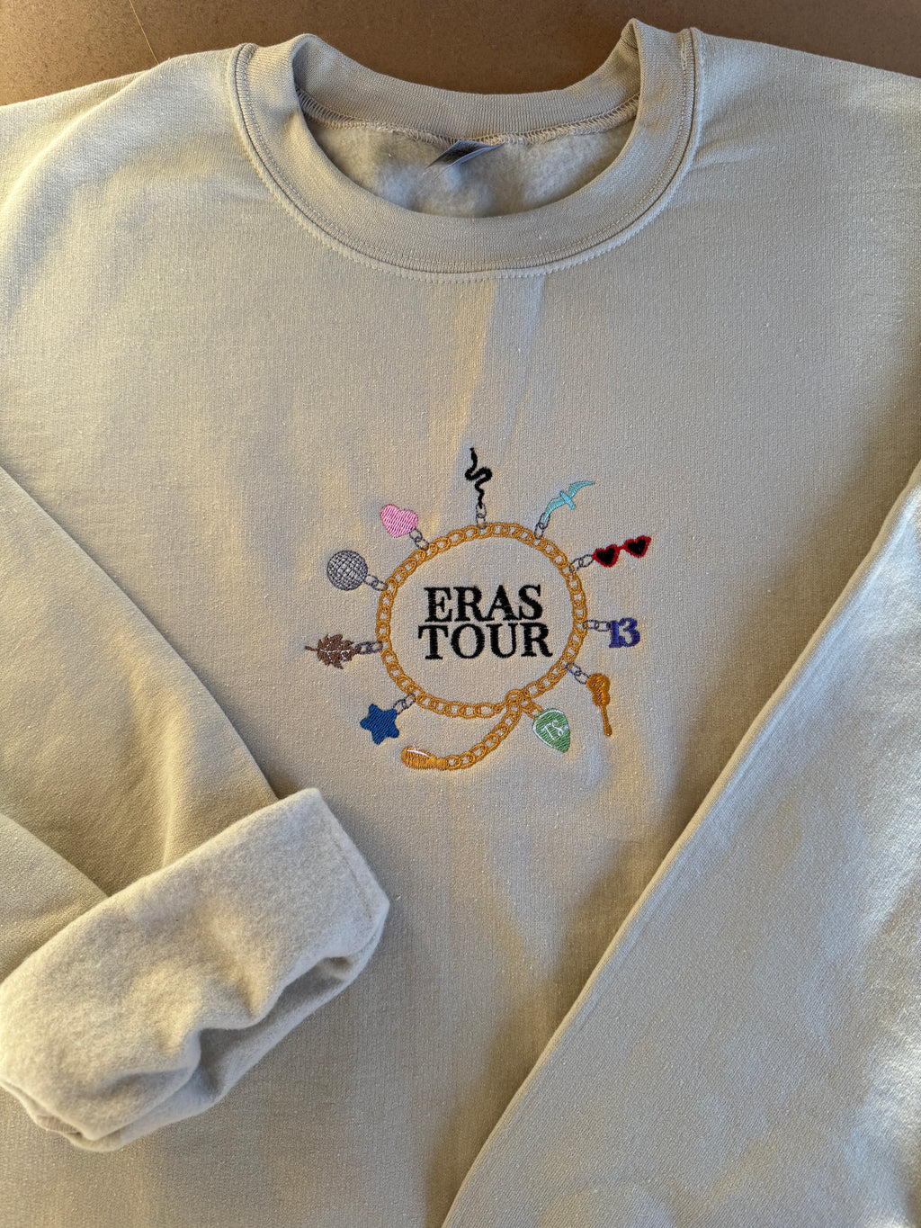 Eras Tour bracelet - embroidred sweatshirt