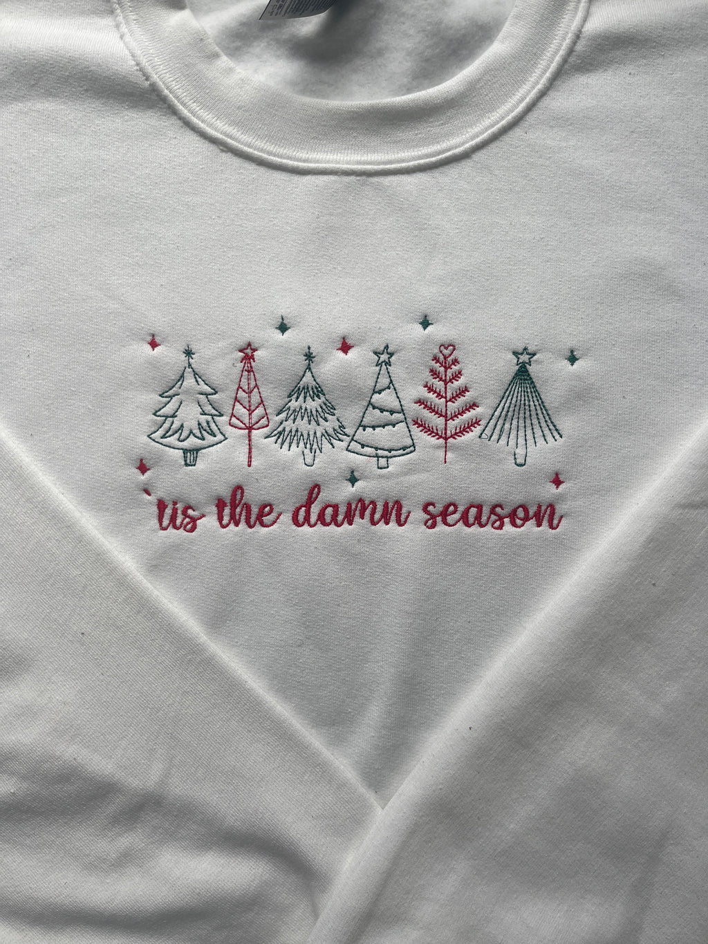 ´tis the damn season, swiftmas, Embroidered sweatshirt