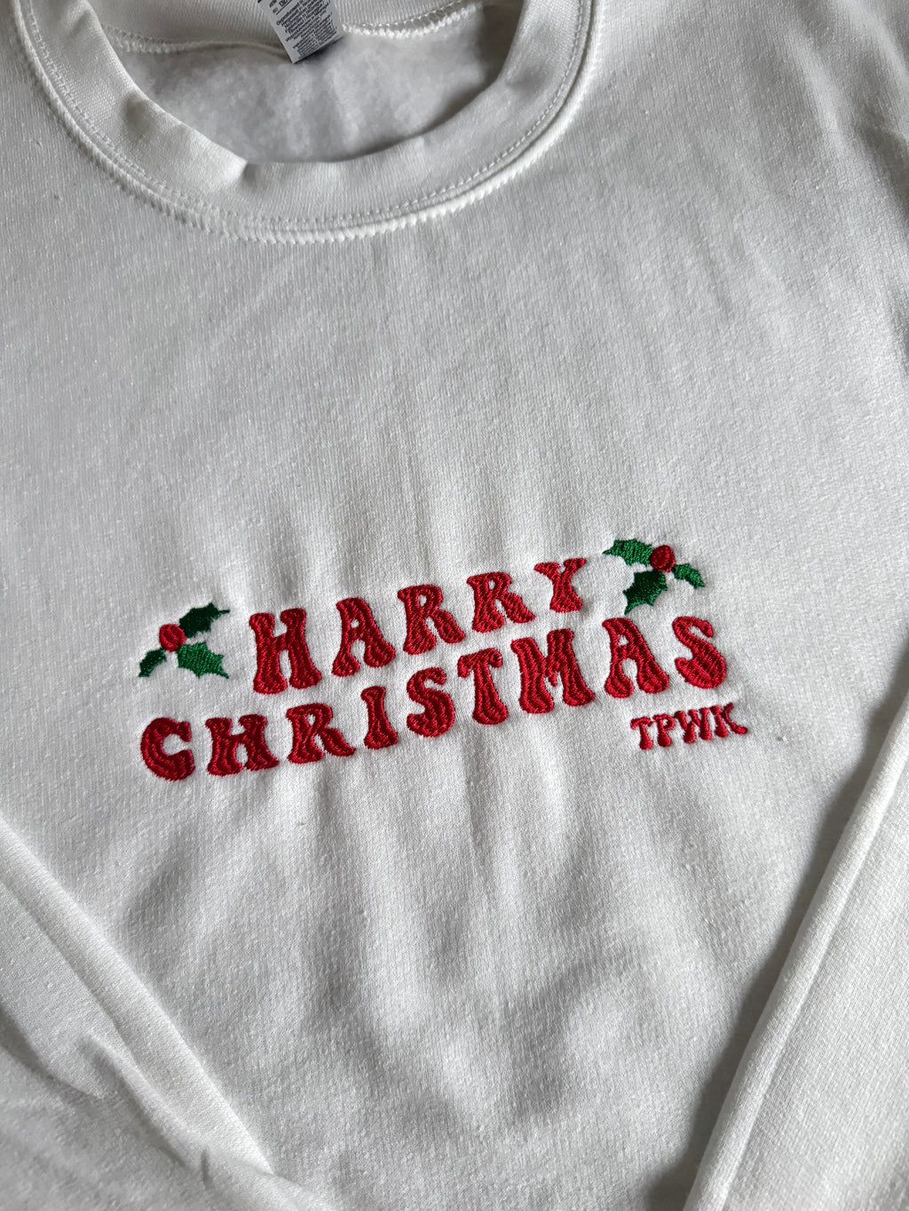 Harry Christmas, Embroidered sweatshirt
