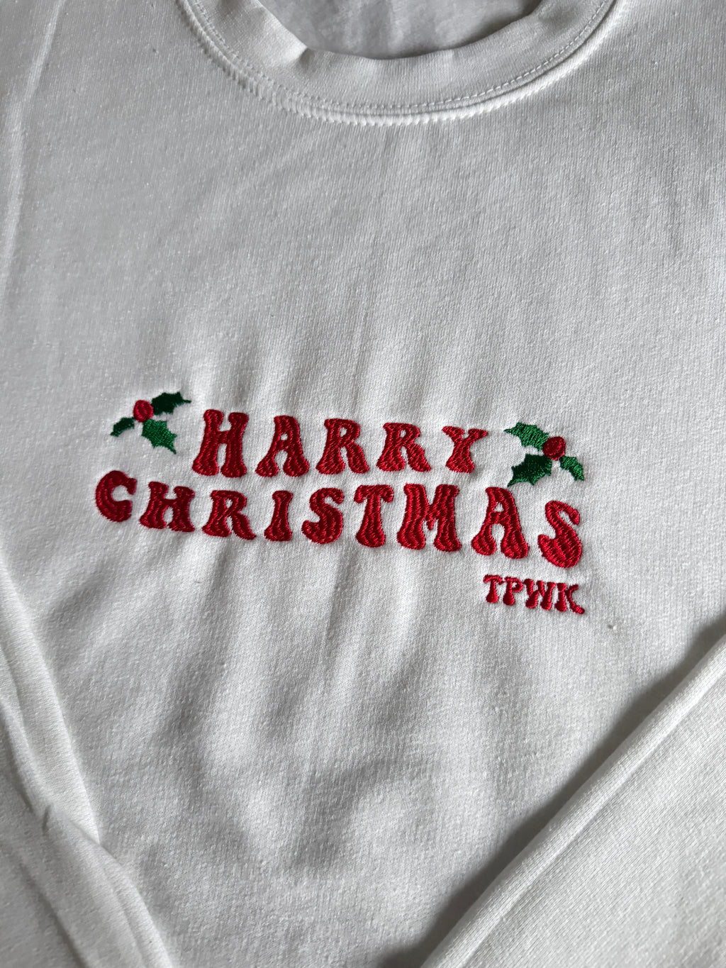 Harry Christmas, Embroidered sweatshirt