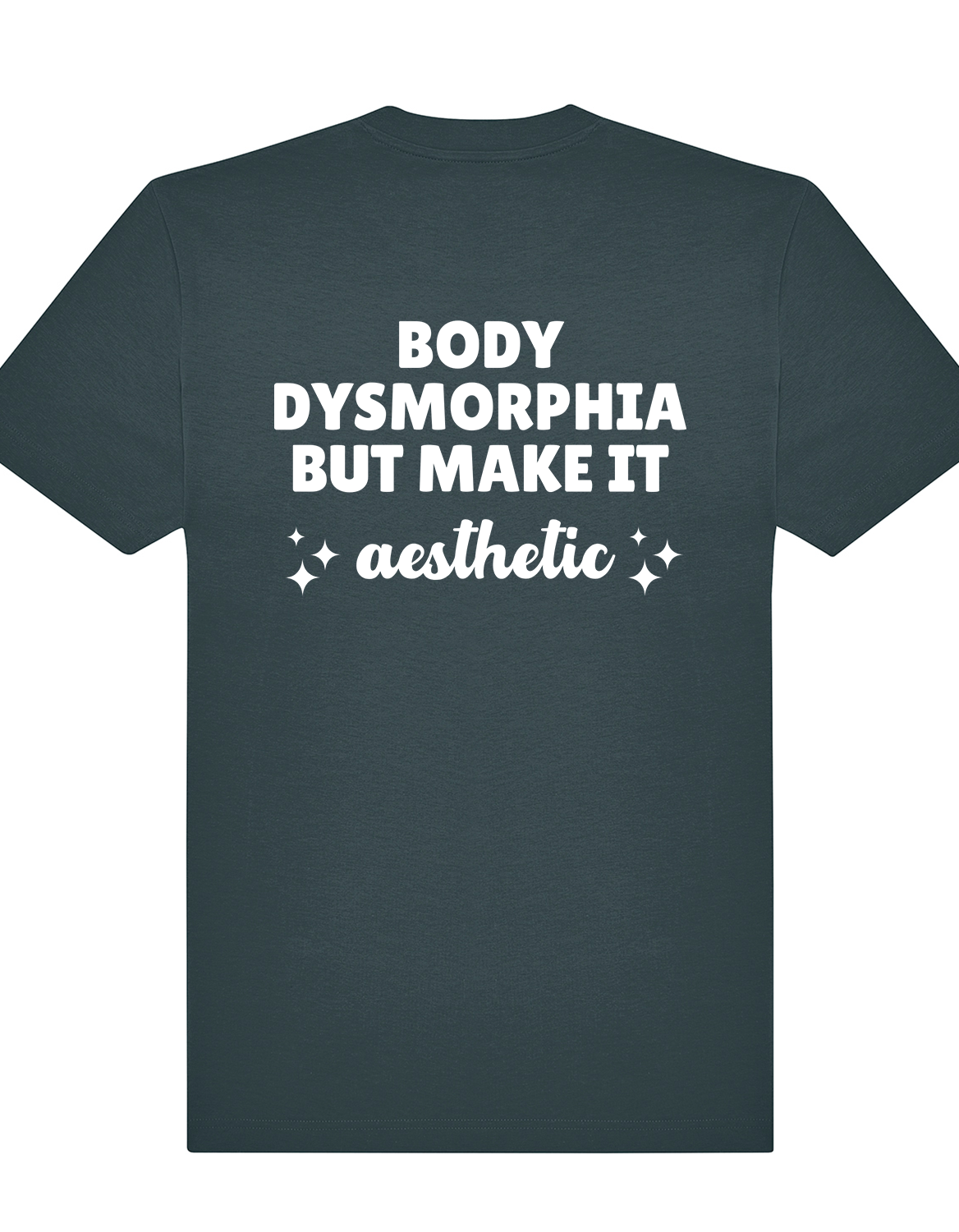 Body dysmorphia but make it aesthetic – Oversized Gym Tee (Unisex)