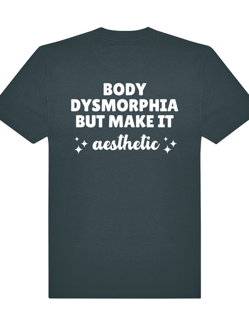 Body dysmorphia but make it aesthetic – Oversized Gym Tee (Unisex)