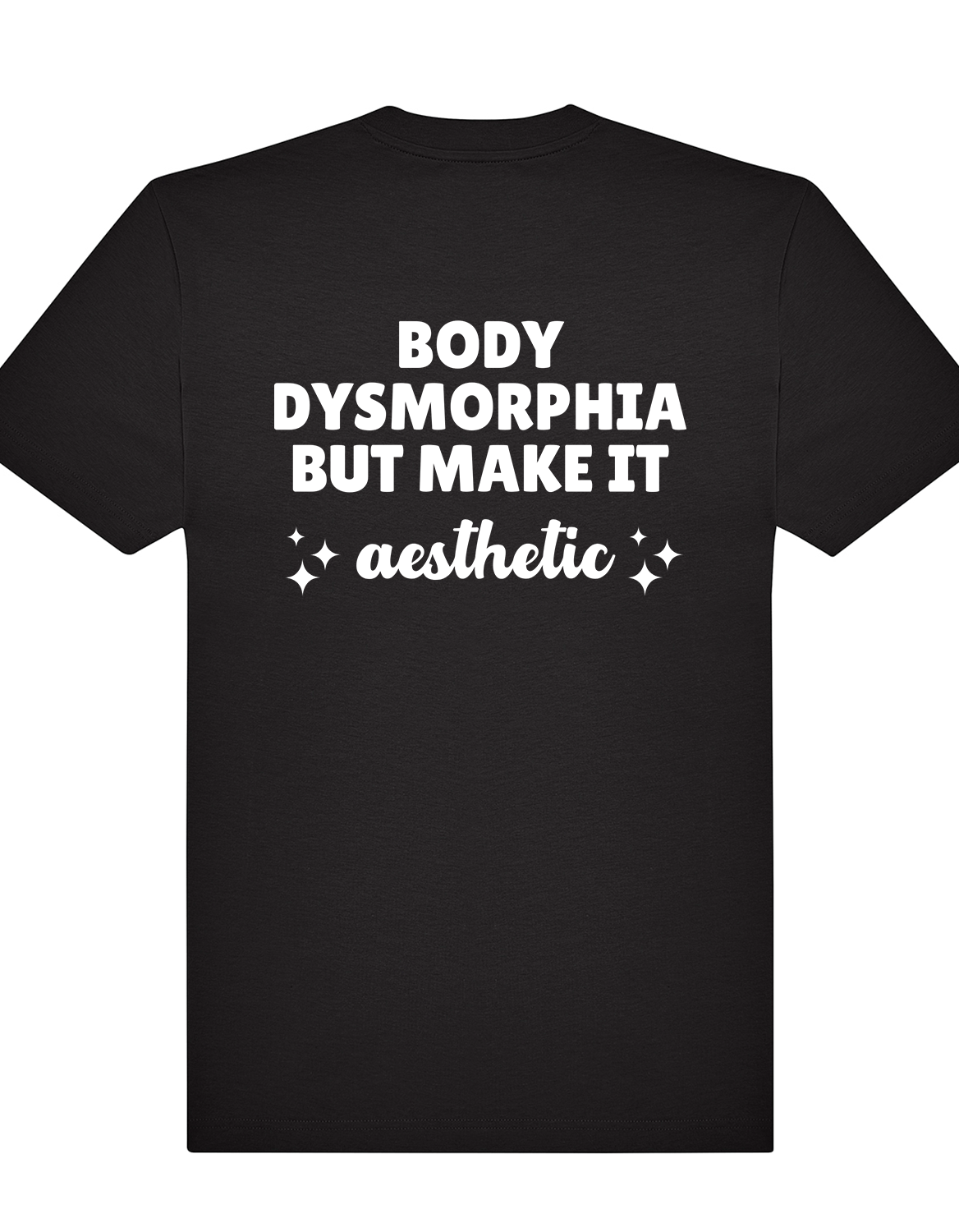 Body dysmorphia but make it aesthetic – Oversized Gym Tee (Unisex)