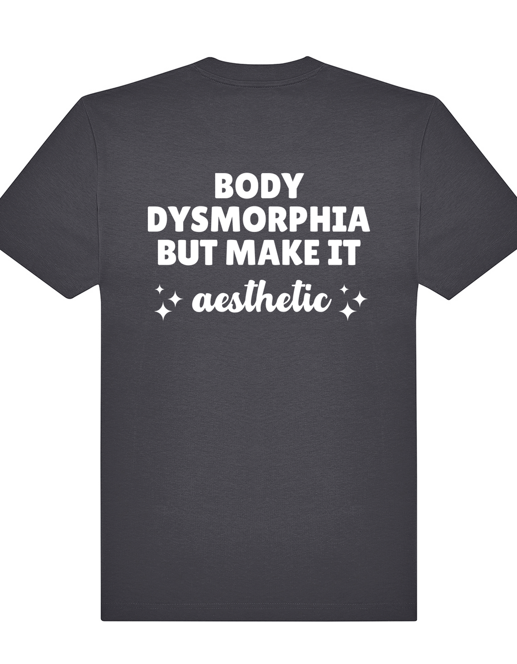 Body dysmorphia but make it aesthetic – Oversized Gym Tee (Unisex)