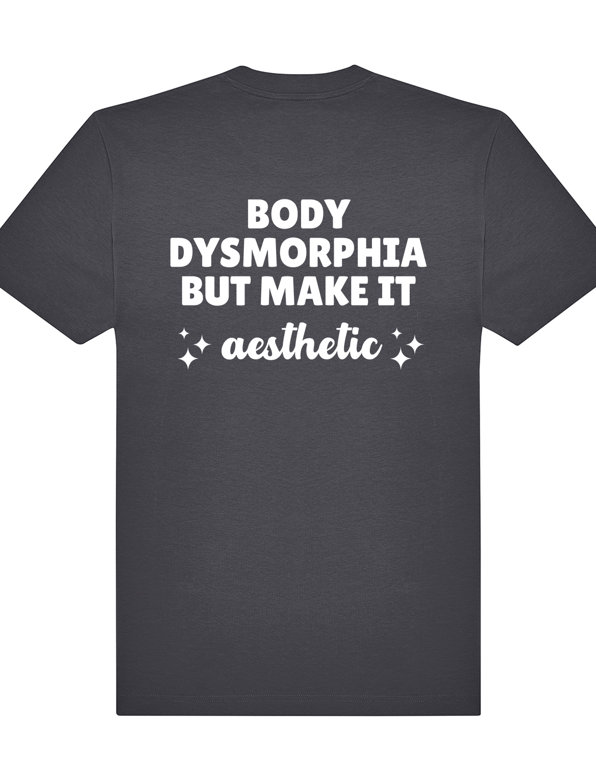 Body dysmorphia but make it aesthetic – Oversized Gym Tee (Unisex)