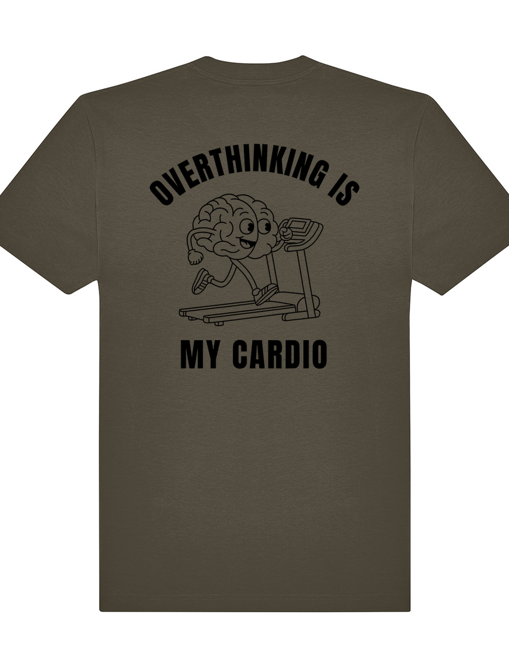 Overthinking is my cardio – Oversized Gym Tee (Unisex)