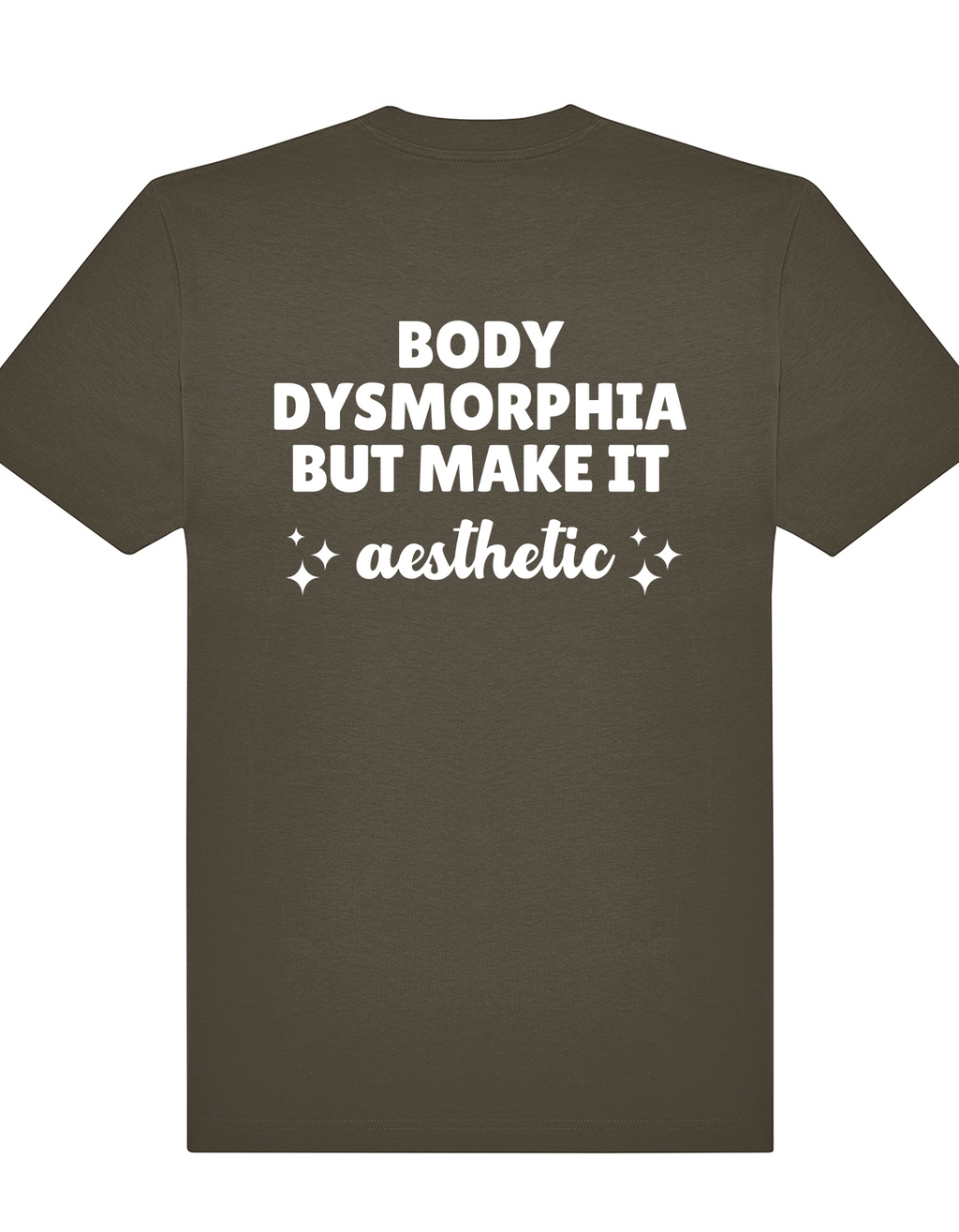 Body dysmorphia but make it aesthetic – Oversized Gym Tee (Unisex)