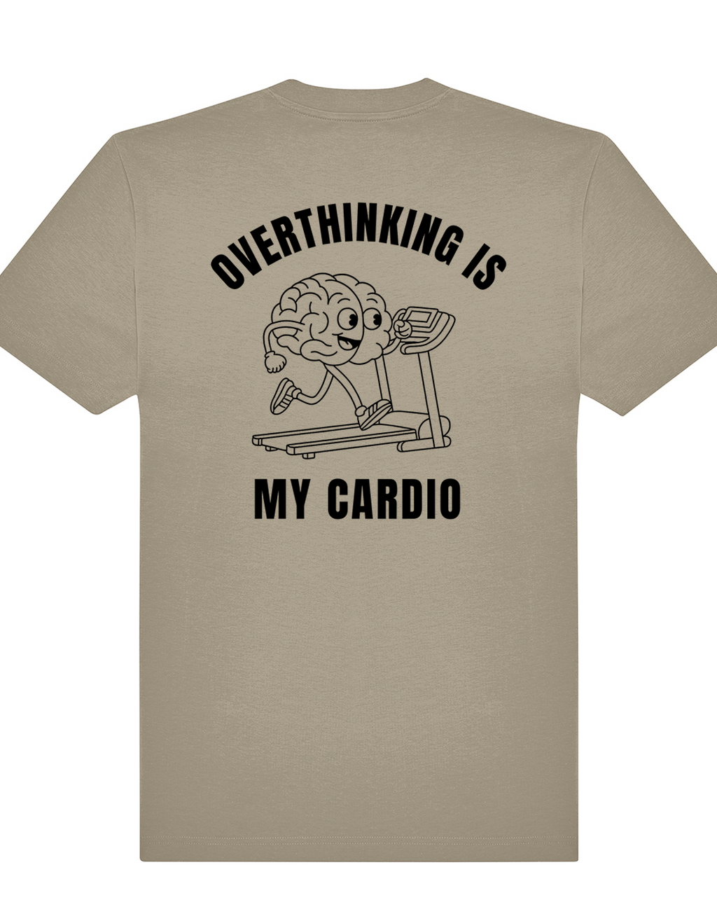 Overthinking is my cardio – Oversized Gym Tee (Unisex)