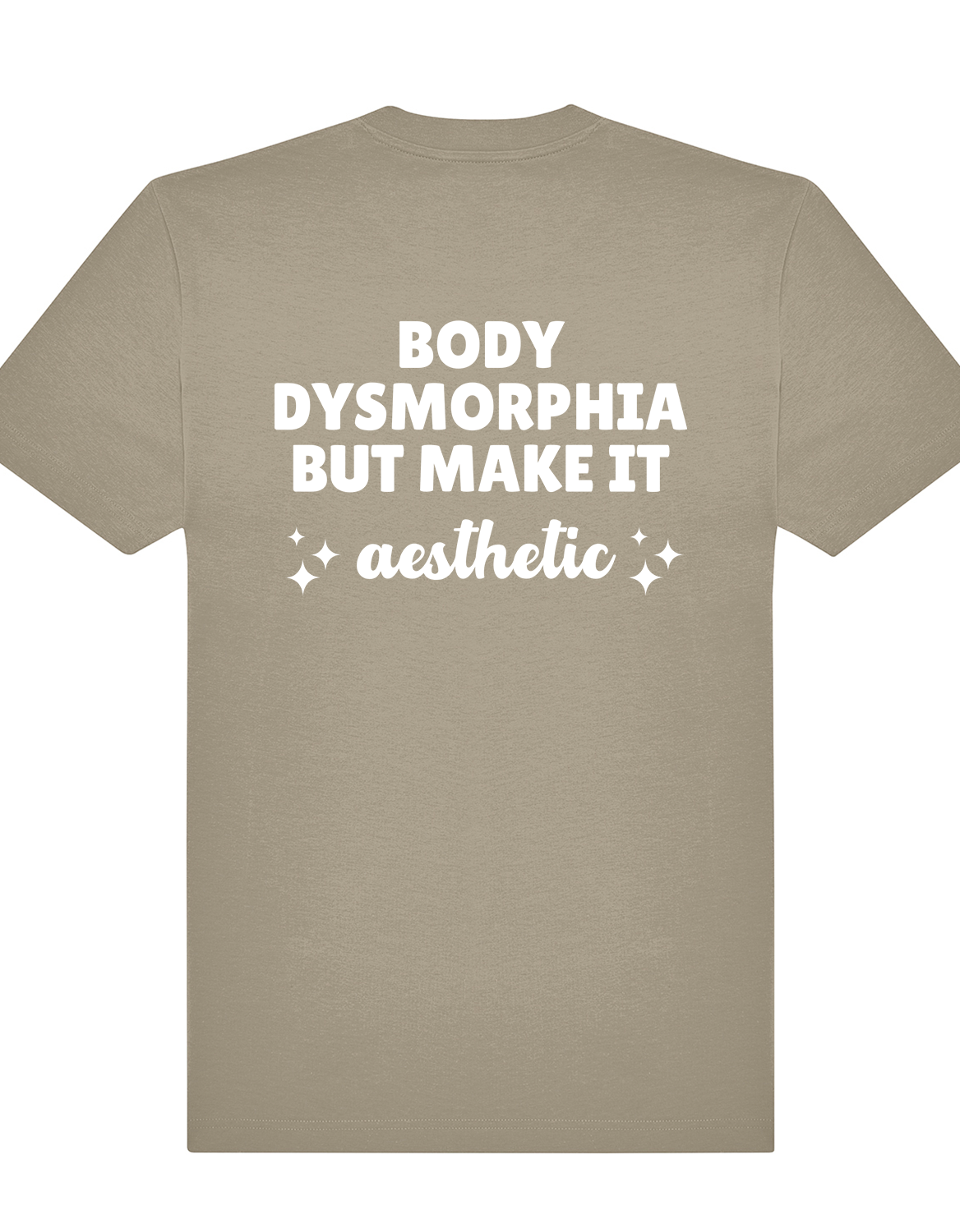 Body dysmorphia but make it aesthetic – Oversized Gym Tee (Unisex)