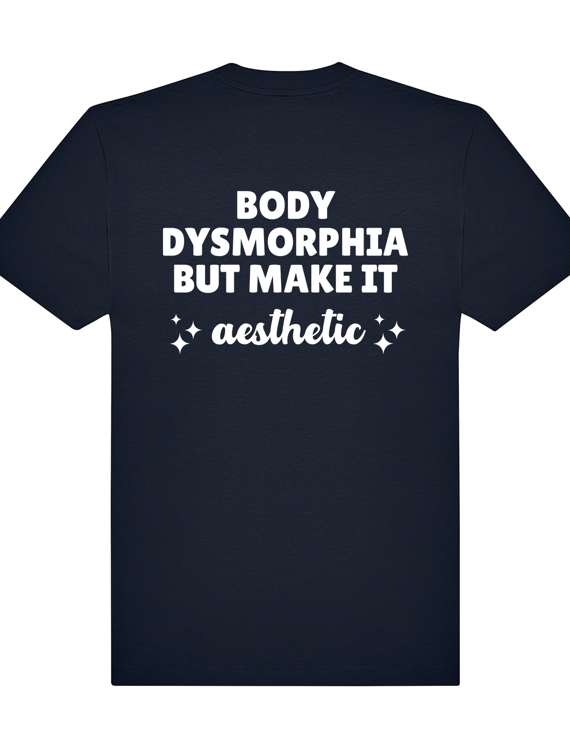 Body dysmorphia but make it aesthetic – Oversized Gym Tee (Unisex)