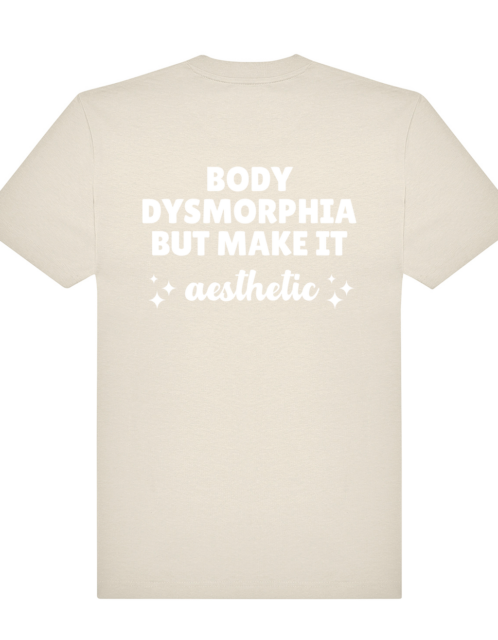Body dysmorphia but make it aesthetic – Oversized Gym Tee (Unisex)