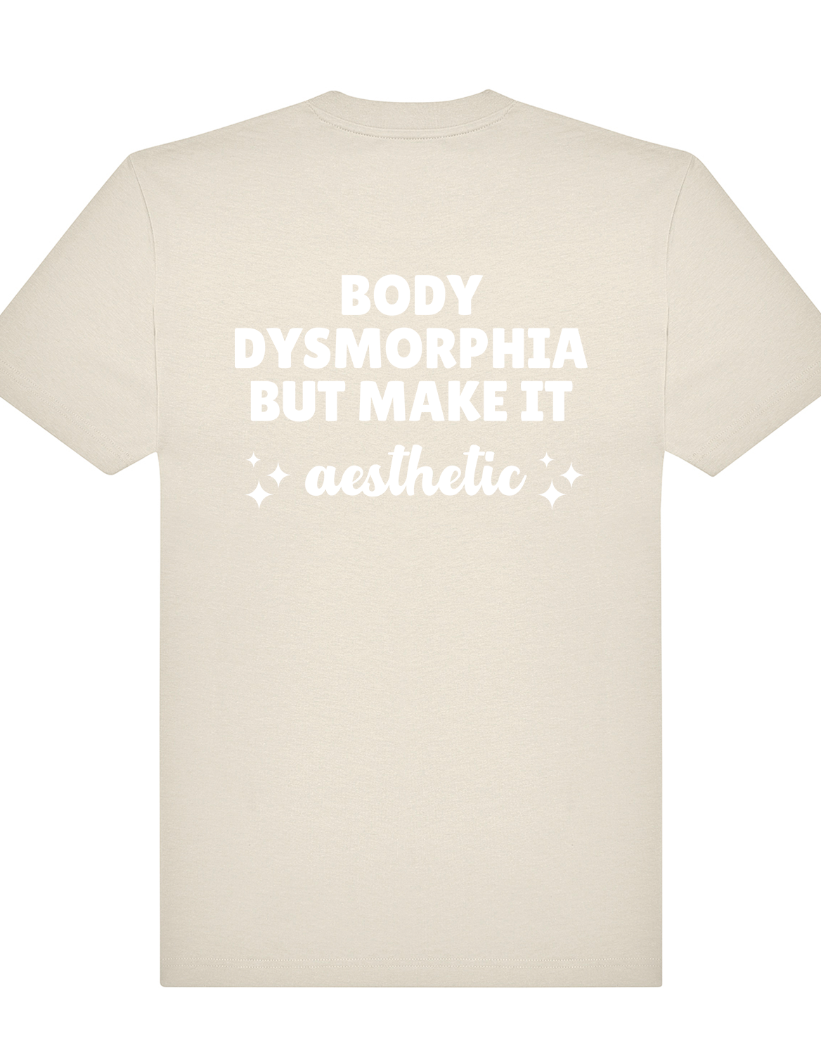 Body dysmorphia but make it aesthetic – Oversized Gym Tee (Unisex)