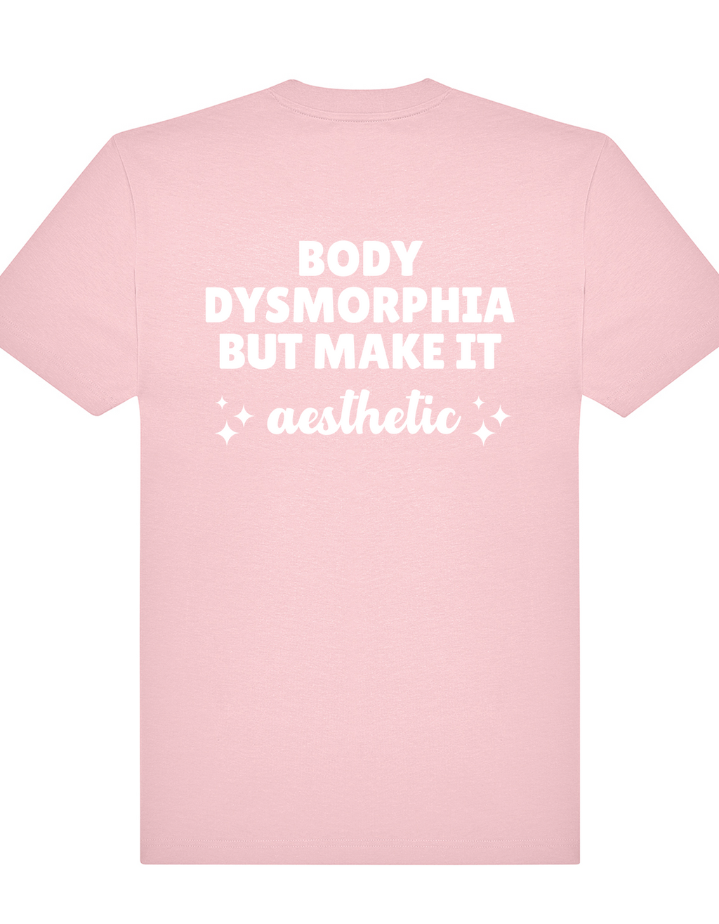 Body dysmorphia but make it aesthetic – Oversized Gym Tee (Unisex)