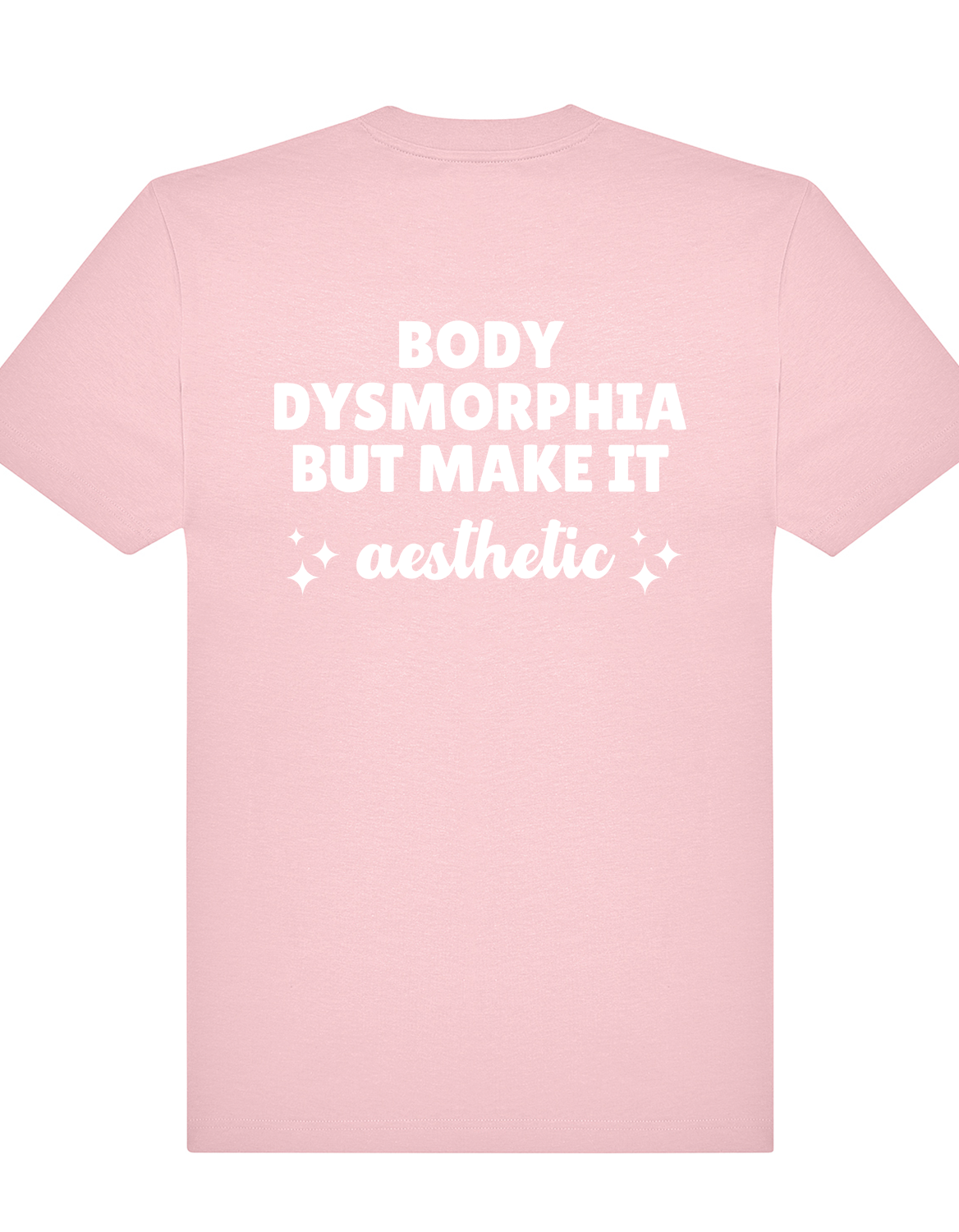 Body dysmorphia but make it aesthetic – Oversized Gym Tee (Unisex)