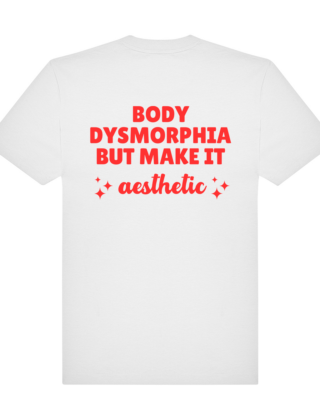Body dysmorphia but make it aesthetic – Oversized Gym Tee (Unisex)